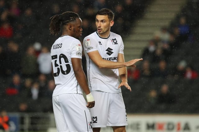 Defender began the season playing four times for the Hatters, before going to League One MK Dons in late August. Played 19 times in all competitions, scoring four goals, but was recalled by Luton in January and featured 15 times for Town, his last outing the 7-0 loss at Fulham.