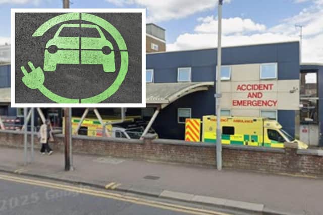 Luton & Dunstable Hospital has NO electric car charging points for staff, patients and visitors