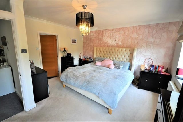 The home has five-bedrooms and the main bedroom has an en-suite shower