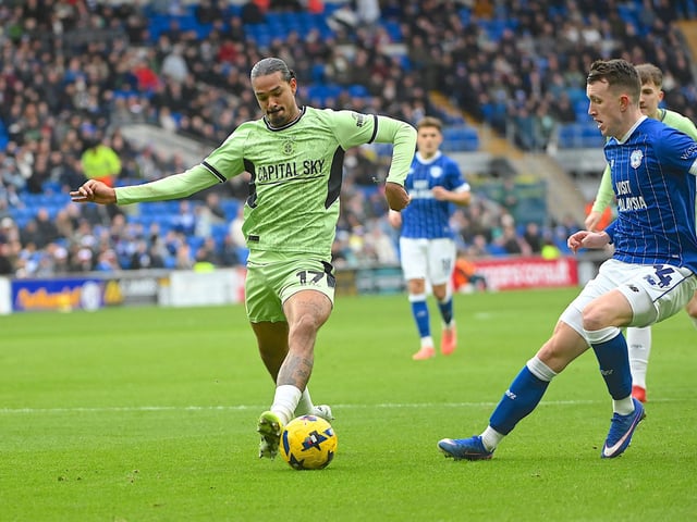 With the defender's frustration growing from a first half display in which the Hatters were disappointingly breached three times, he dived in late on Bagan and was rightly booked, before unleashing a verbal volley on the rest of his team-mates. Up against Willock, he was able to keep the talented forward to limited moments in attack, with Cardiff's right hand side the more dangerous on the day. Tried to link with Richards, but Town's final third play left much to be desired once more.