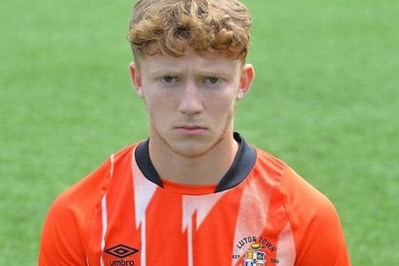 Archie Heron was on target for Luton U21s - pic: Luton Town FC