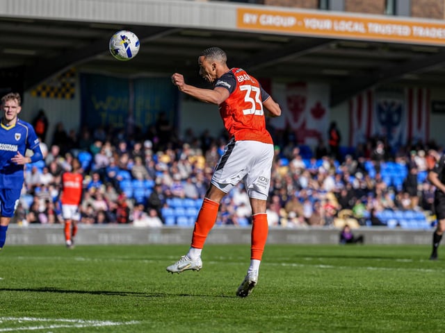 Great to see him back on the pitch after a spell out of the squad, as thought he was getting on far earlier due to Lawrence's injury, stripped and ready to enter the fray only for the Manchester City youngster to dust himself down and soldier on. Had to get over that disappointment and wait until the Hatters had made it 3-0 before he was eventually thrust into action. Might have scored himself when his header looked to have been excellently saved by Bishop, only for a goal kick to be given.