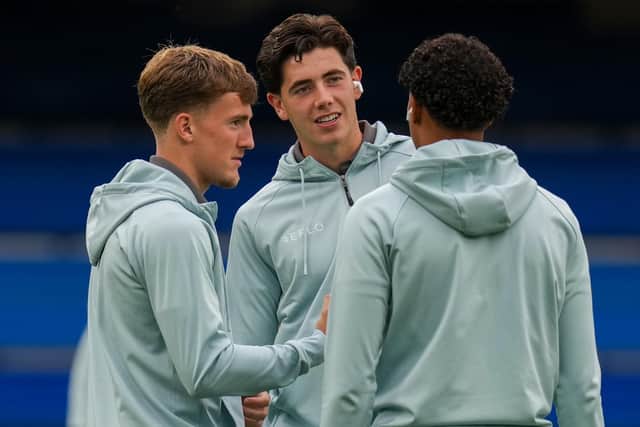 Joe Johnson on the Stamford Bridge pitch ahead of Town's match against Chelsea - pic: David Horn / PRiME Media Images