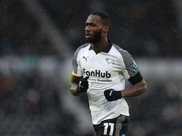 In: Corey Blackett-Taylor (Derby, loan, pictured); David Harrington (Fleetwood, undisclosed); Jack Bonham (Stoke City, undisclosed); Lewis Temple (Shelbourne, undisclosed). Out: Joel Randall (Blackpool, loan); Josh Dacres-Cogley (Stockport County, undisclosed), Victor Adeboyejo (Mansfield, undisclosed); Will Forrester (Leyton Orient, undisclosed).