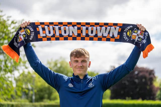 Alfie Doughty became Luton's first signing of the summer on Monday - pic: David Horn / PRiME Media Images