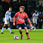 Luke Berry on the ball against Middlesbrough