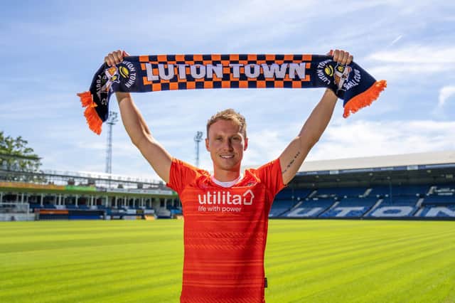 New Luton signing Cauley Woodrow - pic: David Horn / PRiME Media Images