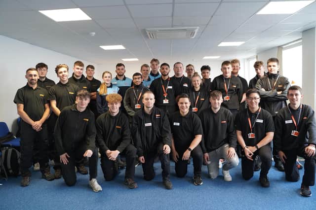 Apprentices from DHL, Harrods Aviation, TUI, and easyJet