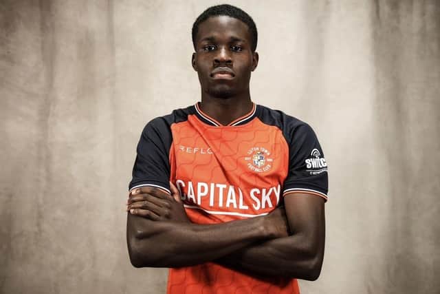 Luton have signed Tudor Mendel on loan until January - pic: Luton Town FC