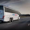 Coach on a road. Picture: National Express