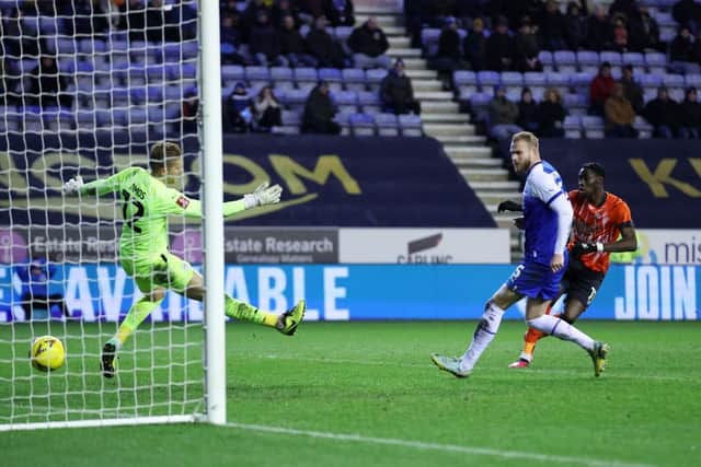 Elijah Adebayo nets a stoppage time winner as Luton defeated Wigan in the FA Cup on Tuesday night