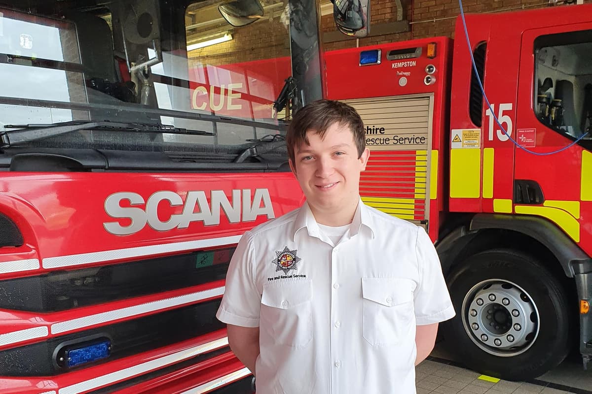 Howe Fire Protection Apprentice Bedfordshire Fire Service celebrates National Apprenticeship Week