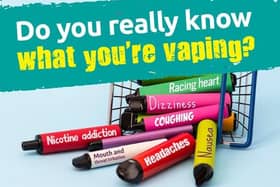 The council's poster discouraging children from vaping. Picture: Luton Borough Council