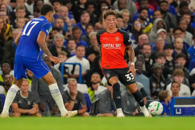 Luton defender Harrison Ashby in action against Chelsea - pic: David Horn / PRiME Media Images