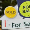 For sale signs in UK. Picture: Andrew Matthews via PA