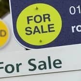 For sale signs in UK. Picture: Andrew Matthews via PA
