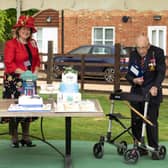 Lord-Lieutenant Helen Nellis celebrates the 100th birthday of the late legendary Captain Tom Moore who raised millions for the NHS