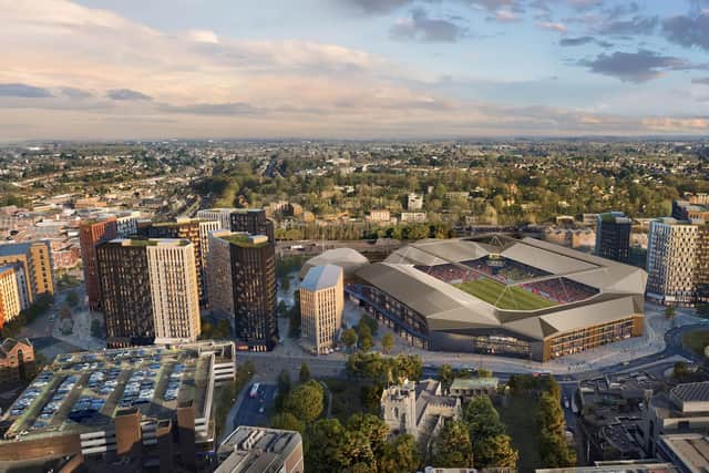 Luton are aiming to move into their new ground at Power Court - pic: Luton Town FC