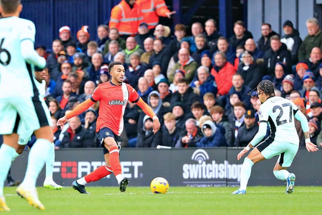 Joined the fray with Townsend with 75 minutes gone and his pace saw Luton able to wrest the initiative back from the Trotters to seal their place in round four.