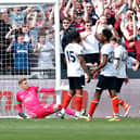 Luton react to going 3-1 behind against West Ham on Saturday - pic: Liam Smith