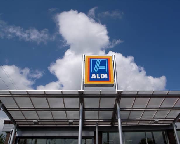 An Aldi discount supermarket. Photo by Christopher Furlong/Getty Images
