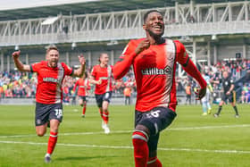 Shandon Baptiste celebrates his last minute winner against Coventry City - pic: Duncan Jack / PRiME Media Images