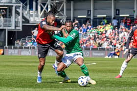 Kasey Palmer was in action for Jamaica on Tuesday evening - pic: David Horn / PRiME Media Images