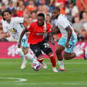 Shandon Baptiste in action for Luton - pic: David Horn