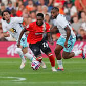 Shandon Baptiste in action for Luton - pic: David Horn