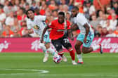 Shandon Baptiste in action for Luton - pic: David Horn