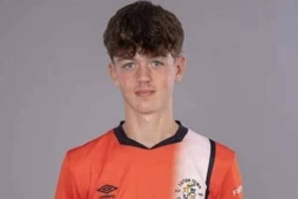 Luton U18s midfielder Dylan Stitt - pic: Luton Town FC
