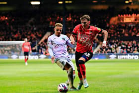 Alfie Doughty gets away on the left against Norwich City last night