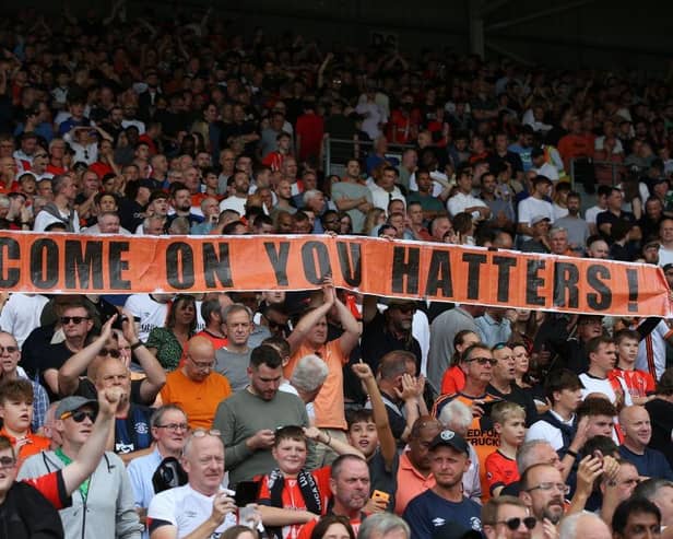 Luton fans in fine voice at Craven Cottage on Saturday - pic: Steve Bardens/Getty Images