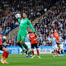 Matt Ingram lets the ball go out for a goal kick during Monday night's defeat to Huddersfield
