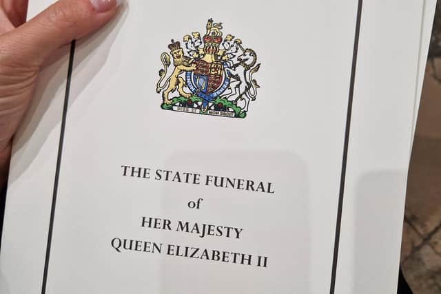 Donna Neely-Hayes' funeral invitation.