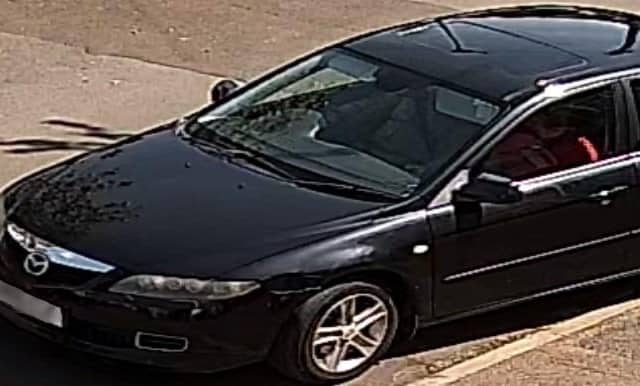 Image of a car police believe was involved in a robbery. Picture: Bedfordshire Police