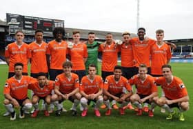 The Luton Town U18s squad who reached the FA Youth Cup quarter-final in 2016