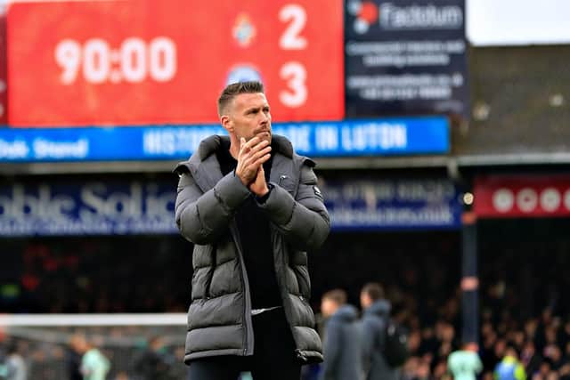 Luton chief Rob Edwards - pic: Liam Smith