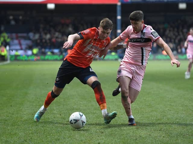 Alfie Doughty is back in the Luton side this evening