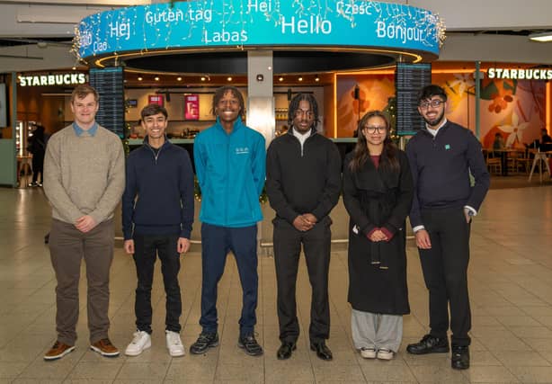 The first cohort of LLA's revamped apprenticeship scheme: Robert, Tarang, Allen, Kayeden, Soraya and Hussnain