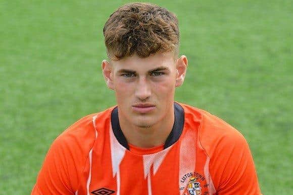 Jake Burger scored Luton U18s' first goal against QPR U18s this evening
