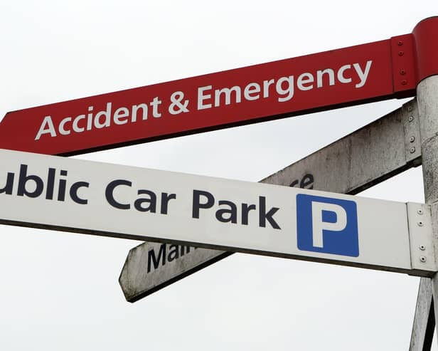 Accident and Emergency Sign. Picture:Chris Radburn/PA