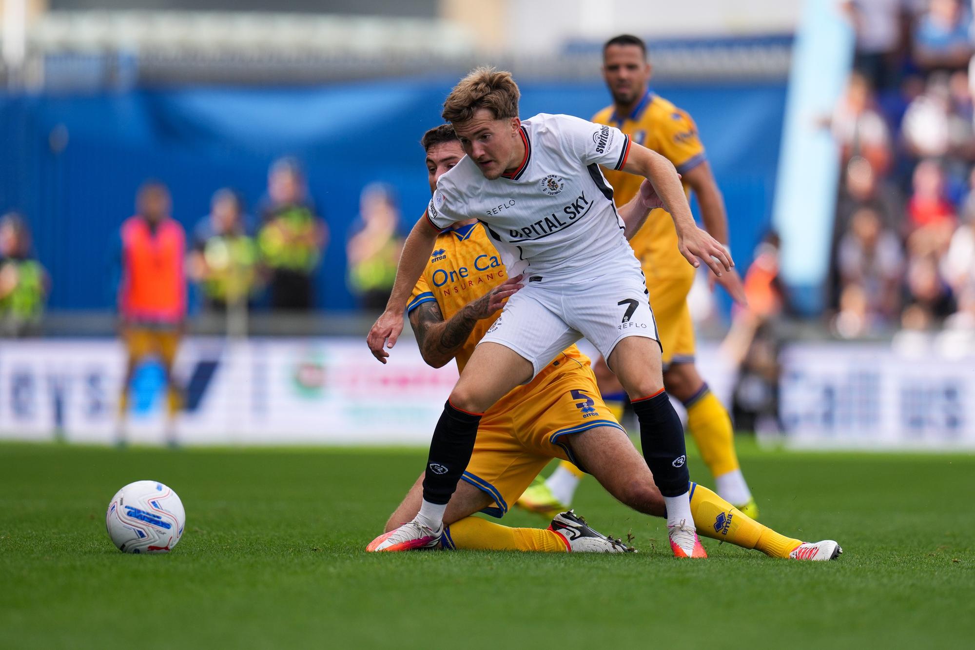 Wilshere took Luton's players through a video nasty after Stags thrashing