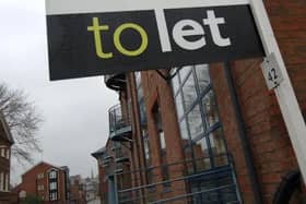 Residential property with the to let signs showing. Picture: John Giles via PA