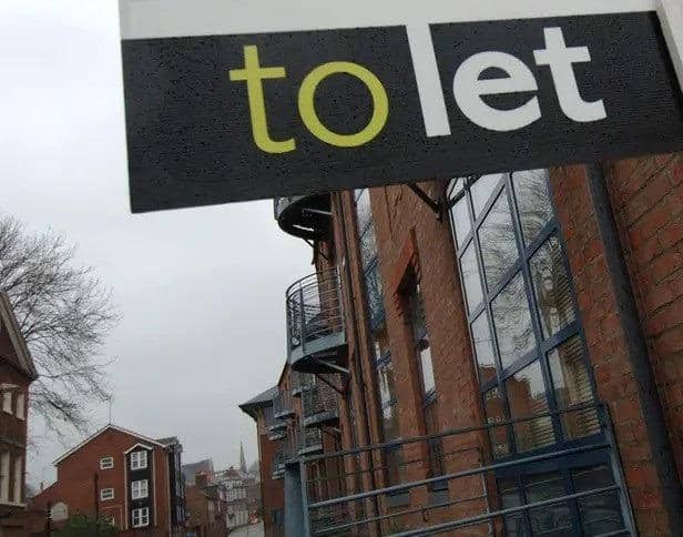 Residential property with the to let signs showing. Picture: John Giles via PA
