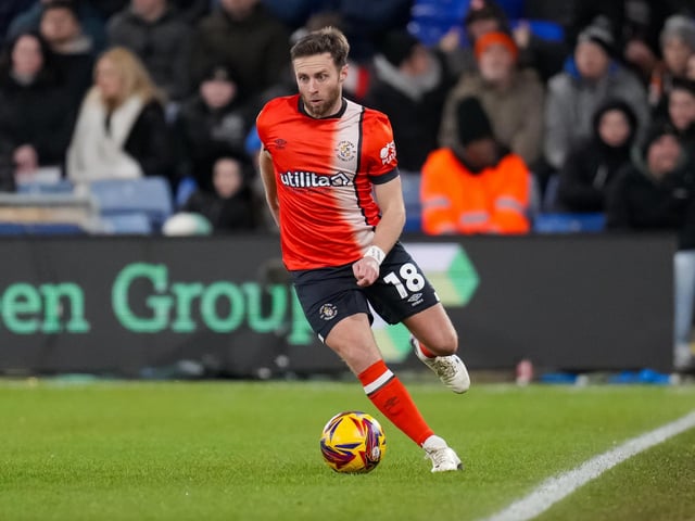 Midfielder continued his improved form of late, as his set-pieces caused danger early, picking out the run of Morris who put his free header frustratingly wide of the target. Did so again in the second period when the forward's effort was quite brilliantly saved by the Rams keeper. More often than not, was neat and tidy on the ball when Luton had their possession, although not much came off at all for the hosts once they fell behind, until late on when he had been replaced by Nelson.