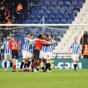 Tempers fray during Luton's 2-0 defeat at Huddersfield on Monday night