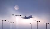 An aeroplane departs Luton airport. Photo by Oli Scarff/Getty Images
