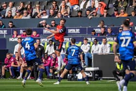 Kal Naismith scored the winner for Luton this afternoon - pic: David Horn / PRiME Media Images
