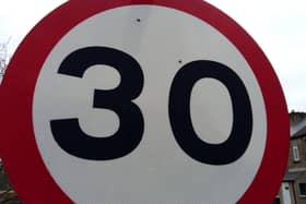30mph road sign